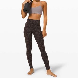Lululemon align pant wild thing brown earth. Sz 0